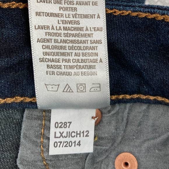 Aeropostale Low Rise Dark Wash Skinny Jeans Leggings - Picture 9 of 11